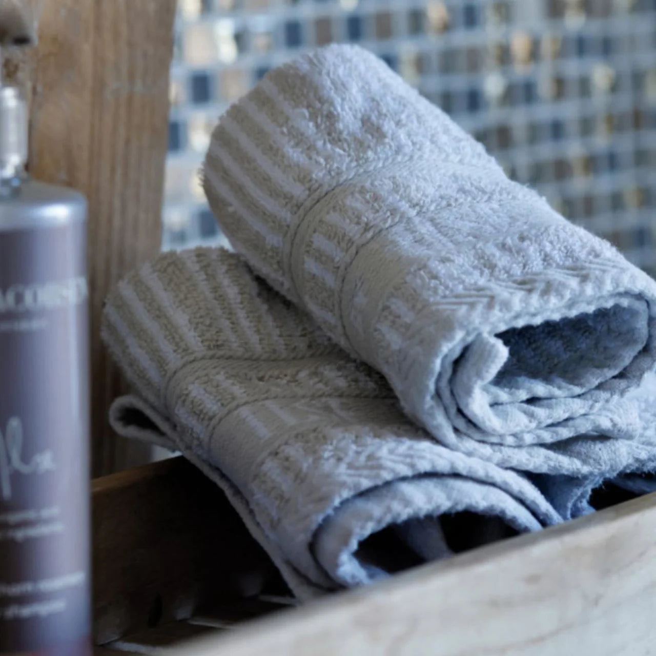 Waschlappen 4 Stück 30×30 cm – Sand/Beige